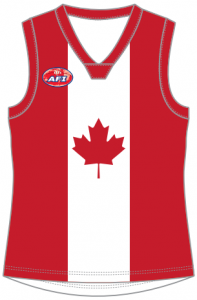 Canada Footy 9s jumper front