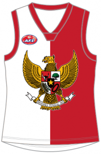 Indonesia Footy 9s jumper front