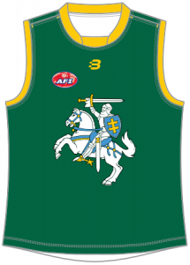Lithuania Footy 9s jumper front