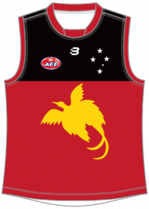 Papua New Guinea Footy 9s jumper front