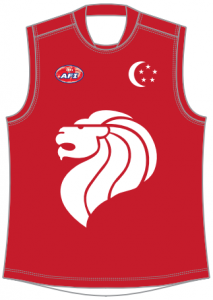Singapore Footy 9s jumper front